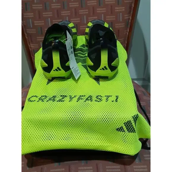 New Men's 6.5 Wonen's 8 Adidas X Crazyfast.1 LL FG Laceless Soccer Cleats IG0765